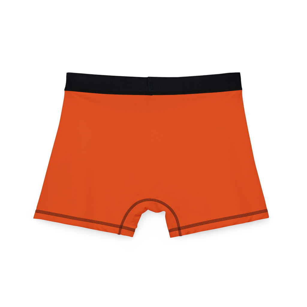 Certified Classic Men's Boxer Briefs — Bold Orange Comfort